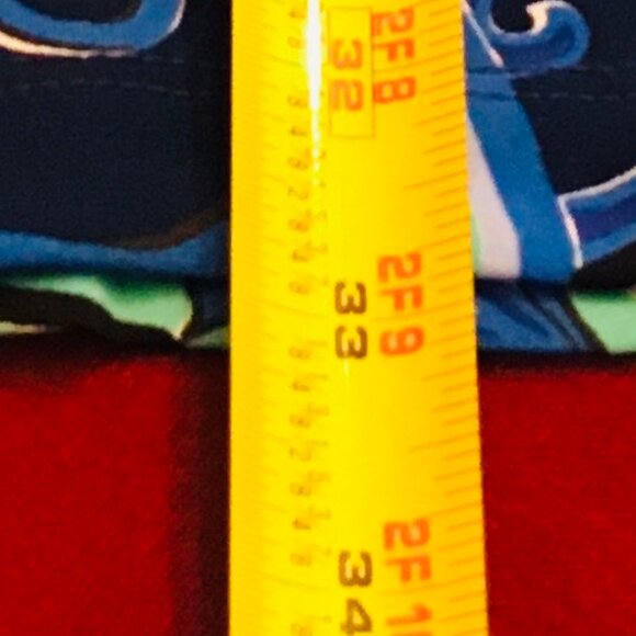 Drop Waist Dress Blue White Green Swirls ¾ Sleeves Stretch Ali Ro Women’s Size 2 - Picture 13 of 16